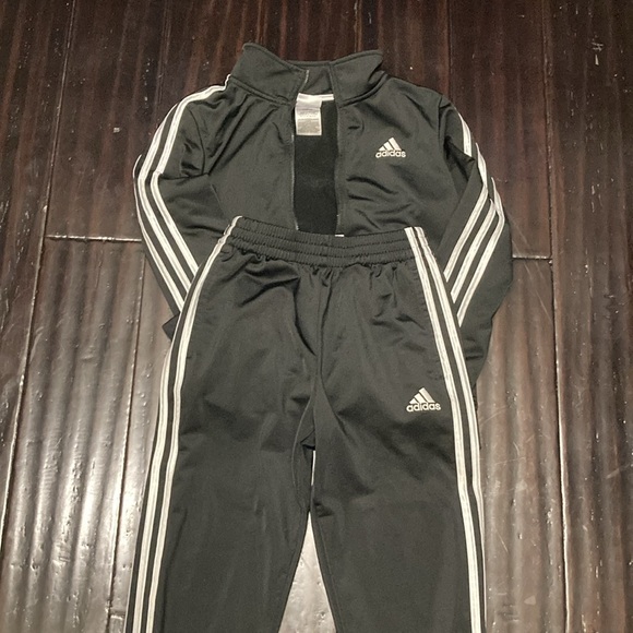 Adidas Black Track Jacket and Joggers - Picture 2 of 13
